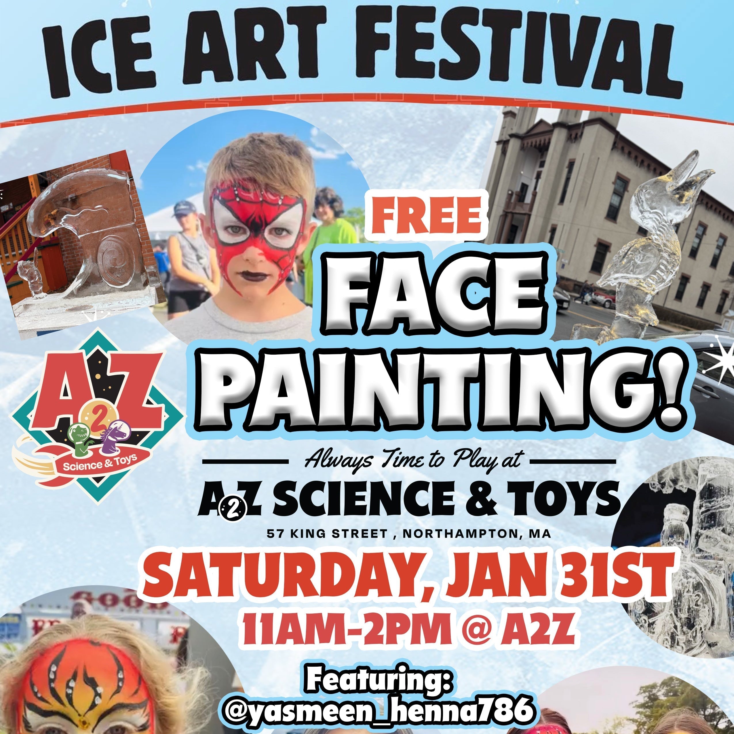 FREE Face Painting during ICE ART FEST!