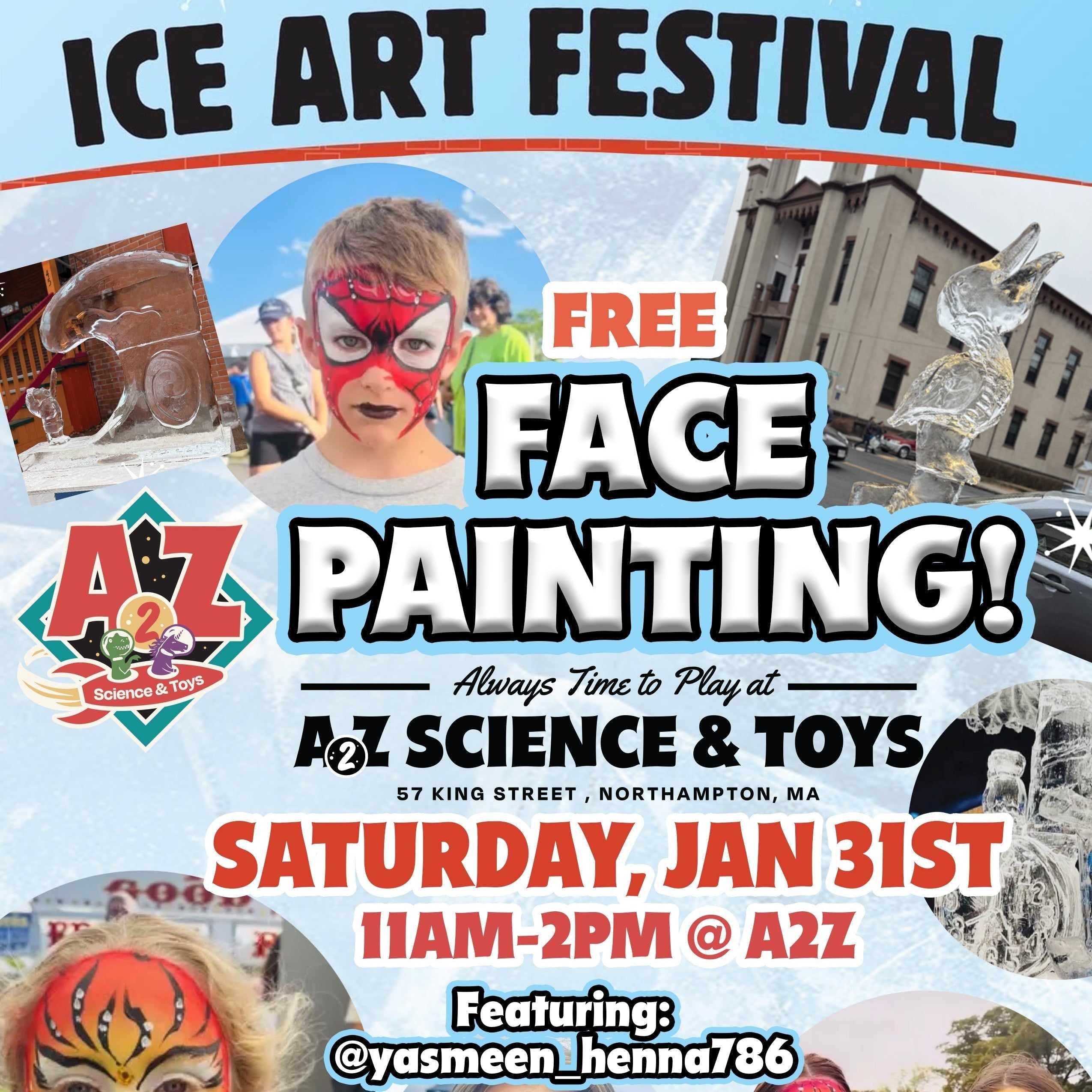 FREE Face Painting during ICE ART FEST!