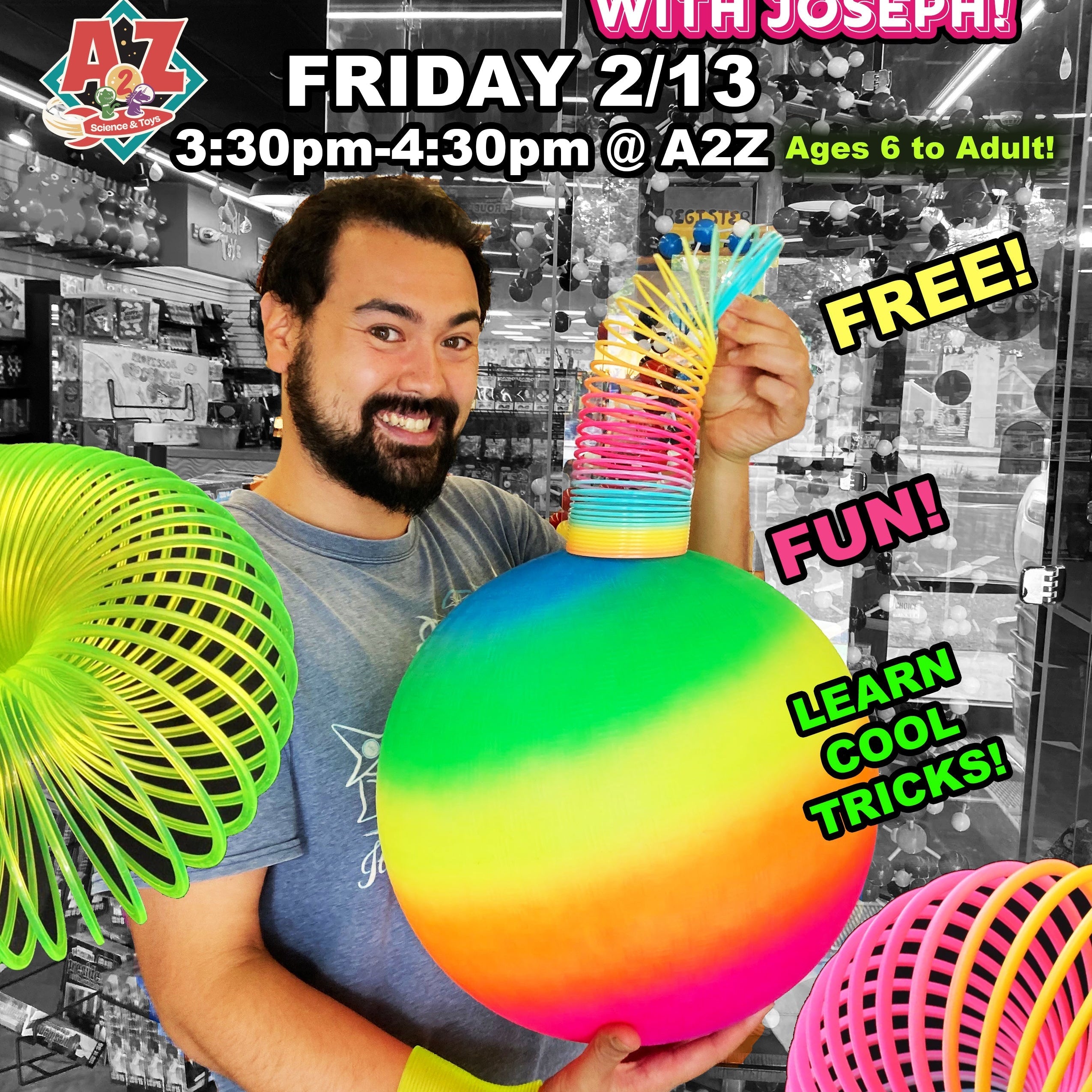 Slinky Class with Joseph THIS FRIDAY!