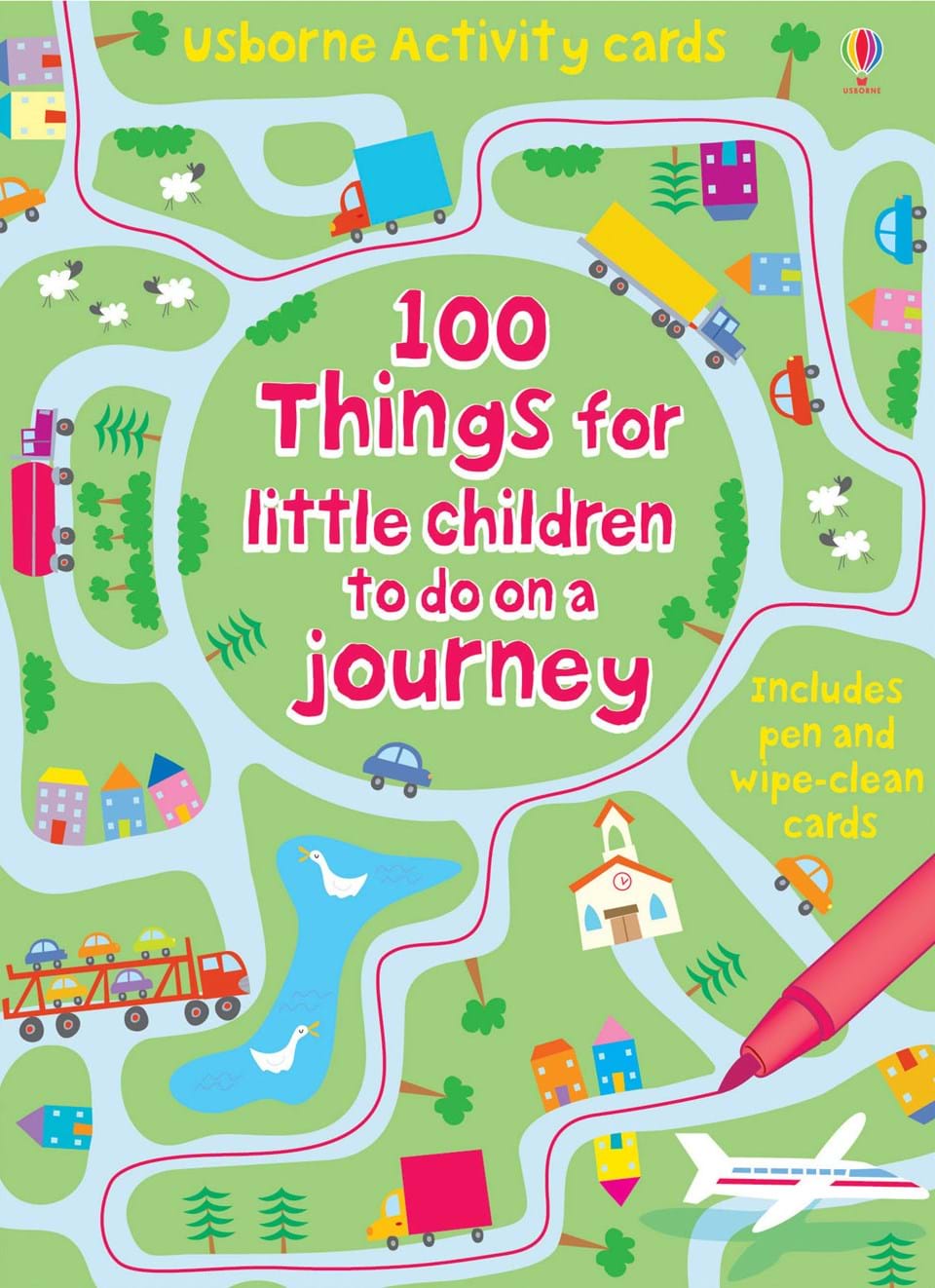 100 Things for Little Children to Do on a Journey Wipe Clean by Usborne