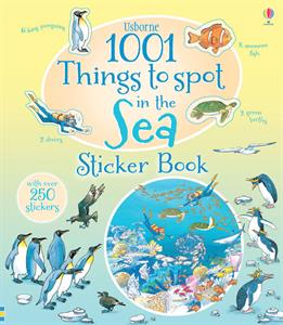 1001 Things to Spot in the Sea Sticker Book by Usborne