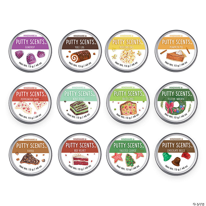 12 Days of Putty Scents Advent Calendar by Mindware 1