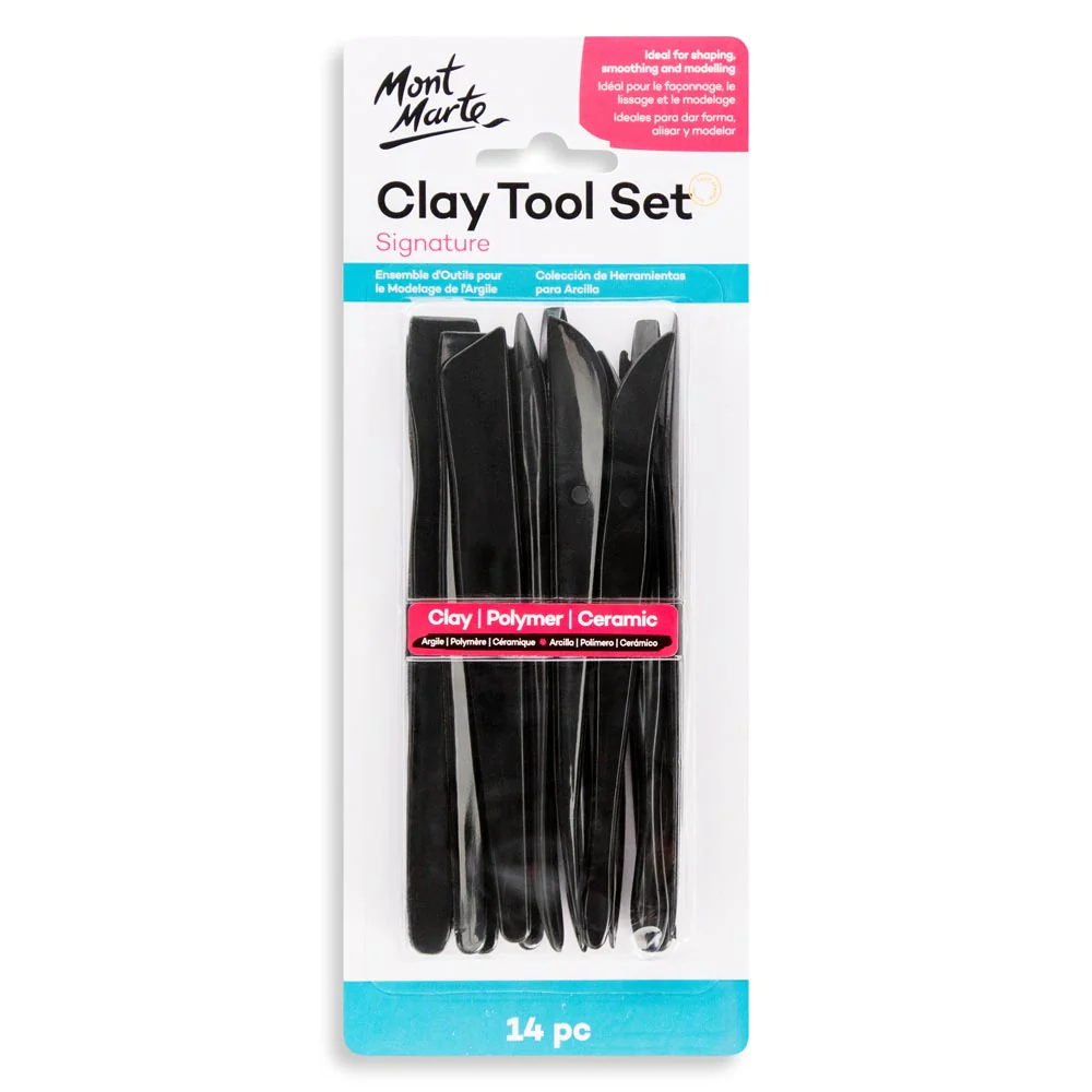 14pc Clay Tool Set-by-Mont Marte
