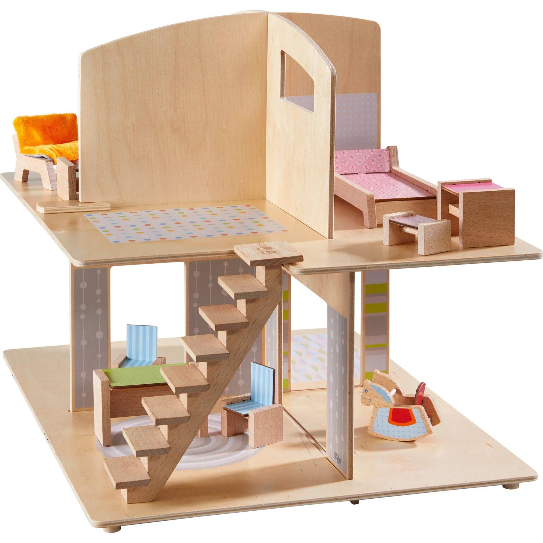 Little Friends Dollhouse Town Villa with Furniture by Haba