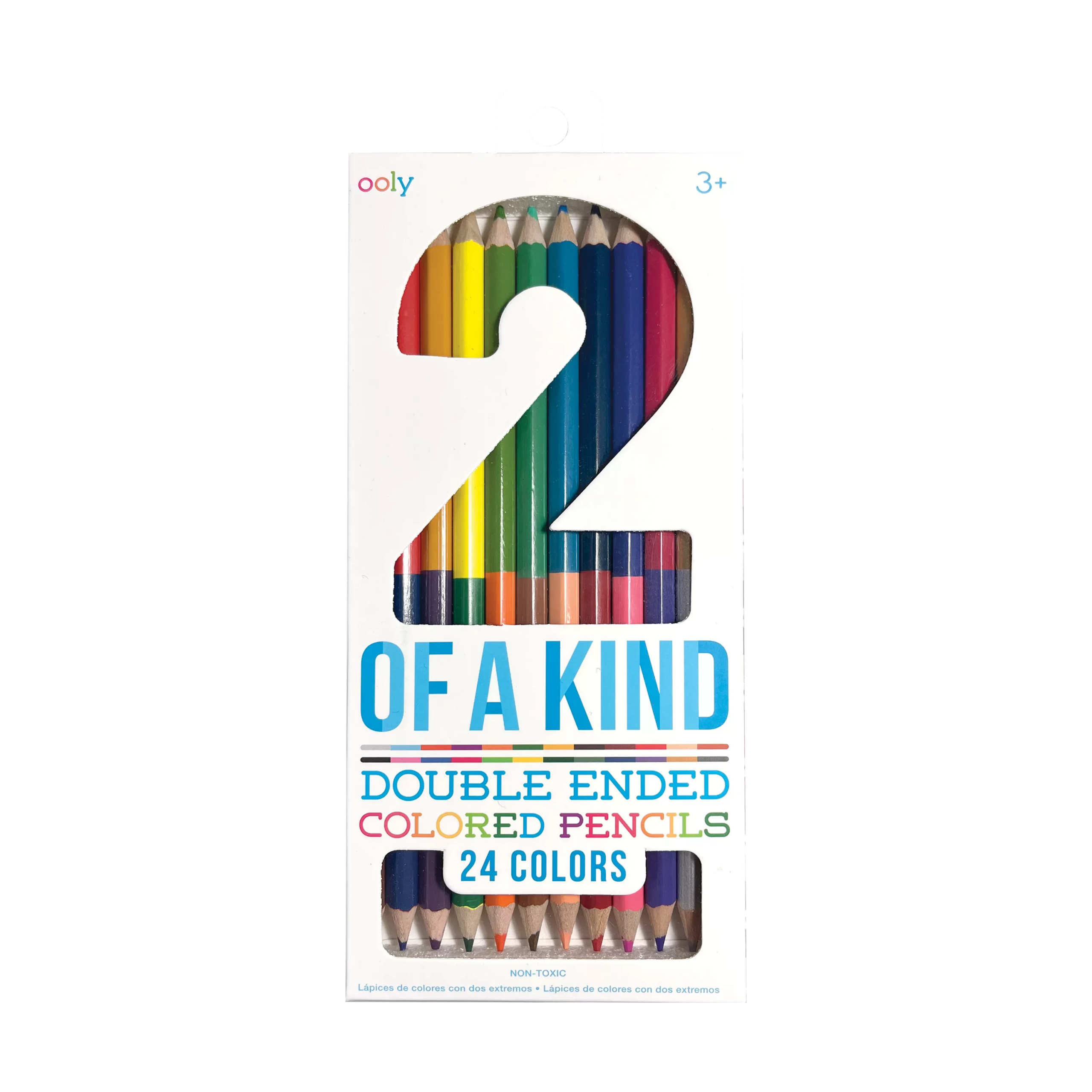 2 Of A Kind Double-Ended Colored Pencils - Set of 12-by-Ooly