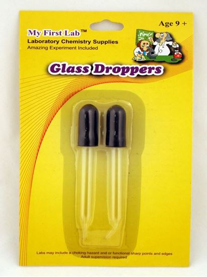 3 Glass Droppers by C A Scientific
