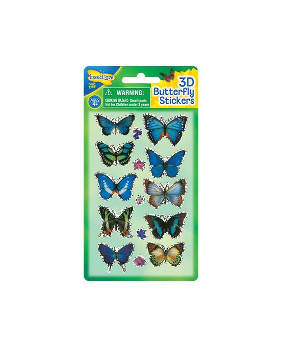3D Butterfly Stickers by Insect Lore 2