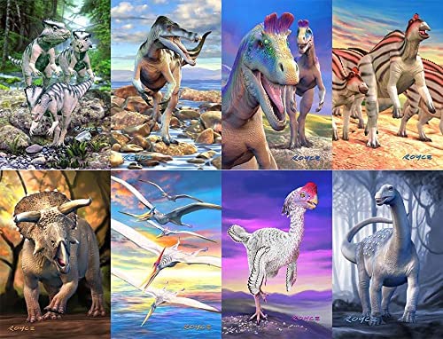 3D Lenticular Dinosaur Fact Cards Green by Artgame 4