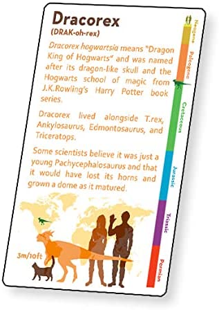 3D Lenticular Dinosaur Fact Cards Red by Artgame 2