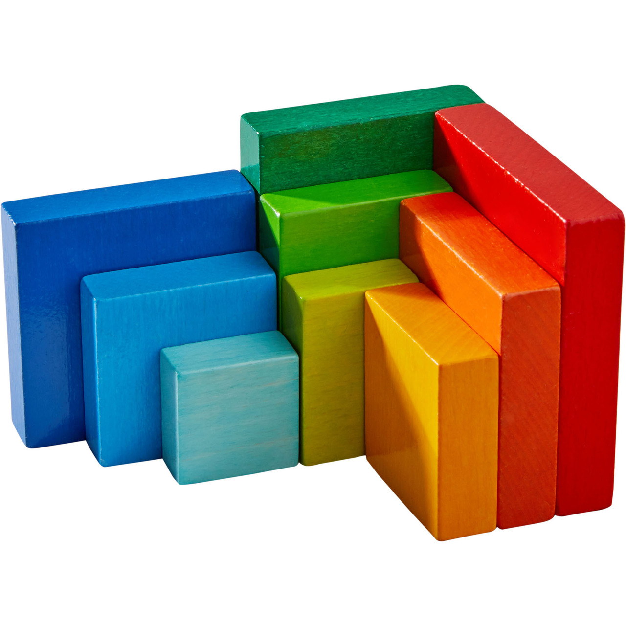 3D Rainbow Cube Arranging Game by Haba 3