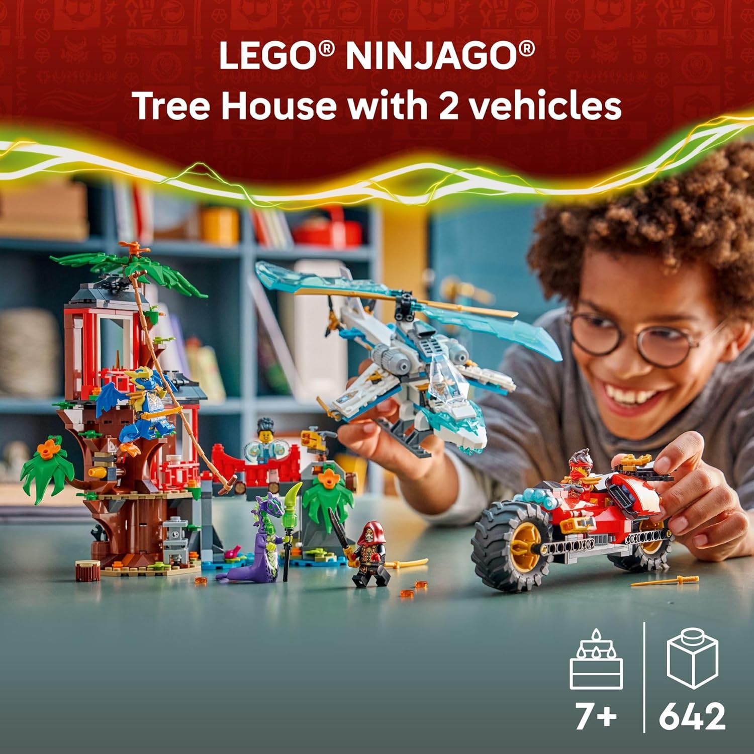 Ninja Vehicle Tree House Battle by Lego