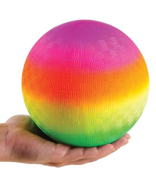5 Rainbow Playground Ball by U.S. Toy