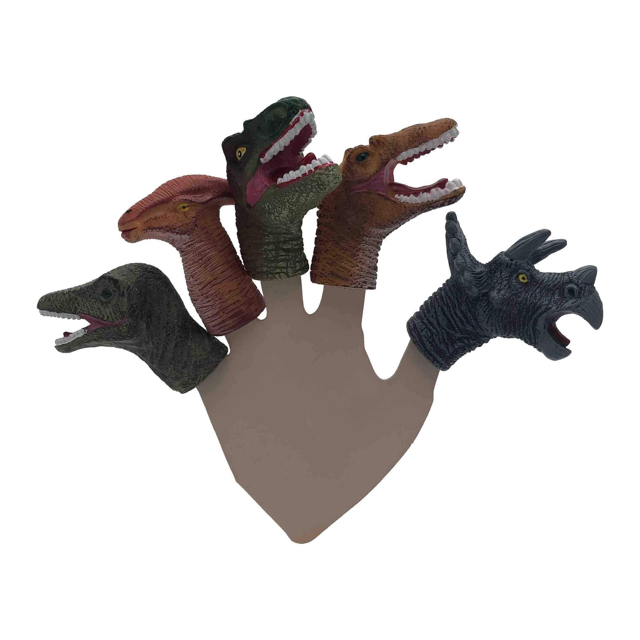 5pc Dinosaur Finger Puppet Set by Streamline