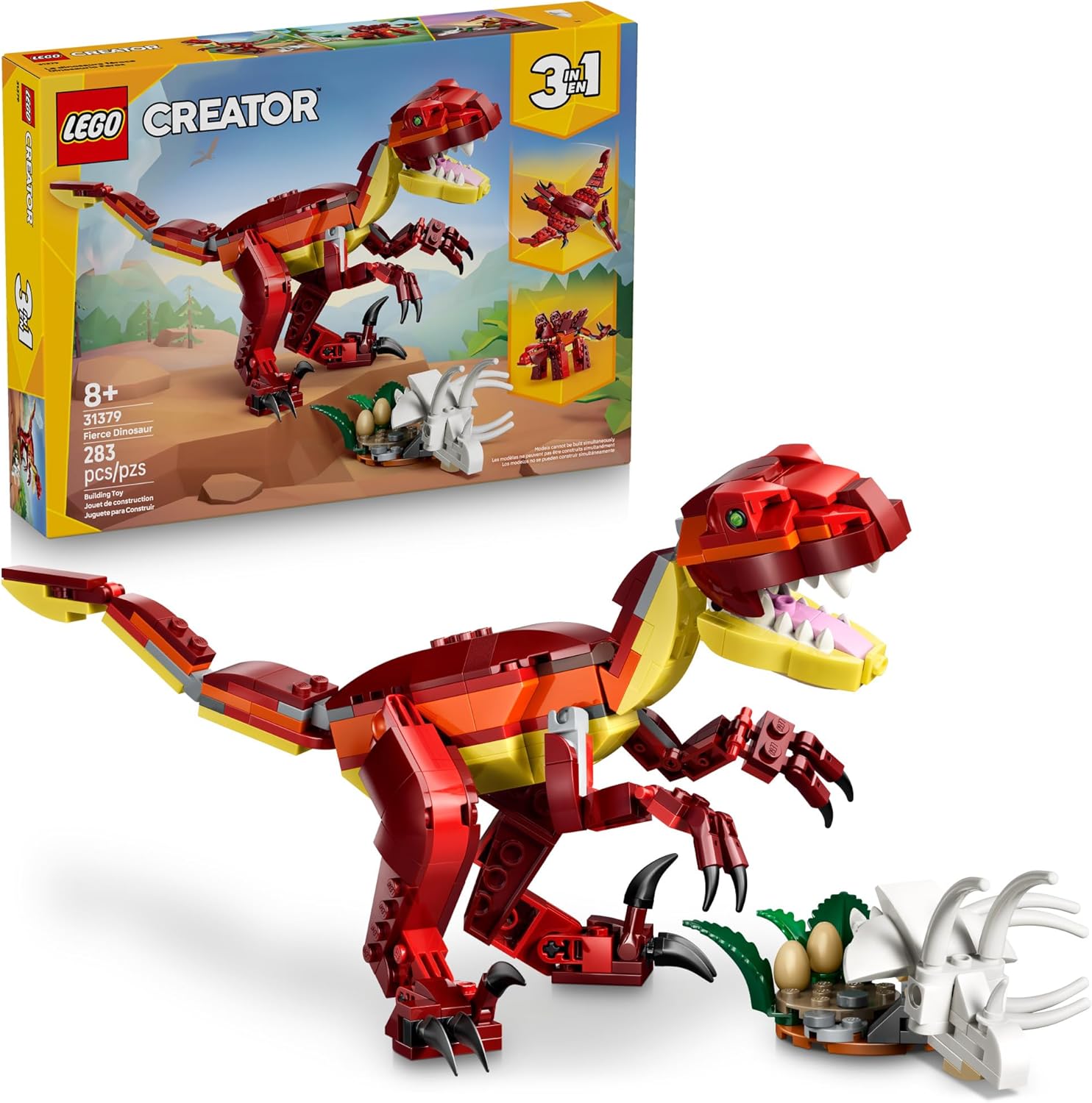Creator 3 in 1 Fierce Dinosaur by Lego