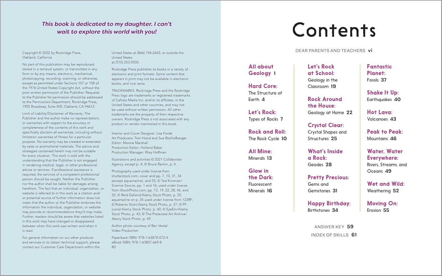 Geology Activity Book For Kids: Hands-On Fun Exploring Rocks, Minerals, and the Earth's Surface by Sourcebooks