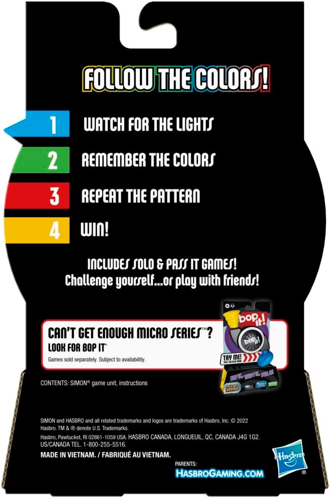 Micro Simon by Hasbro