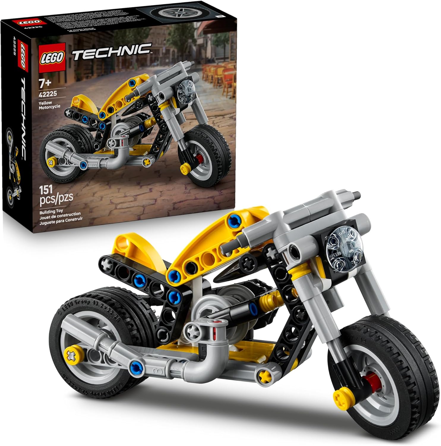 Technic Yellow Motorcycle by Lego
