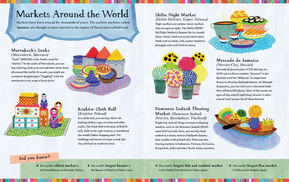 A Gift for Amma Market Day in India by Barefoot Books 4