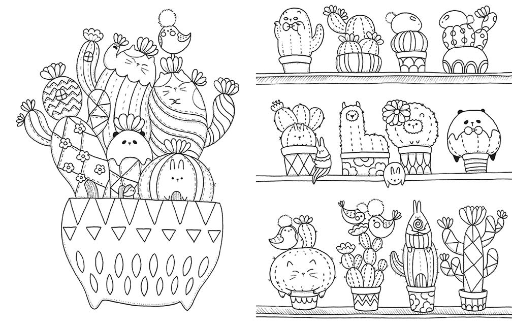 A Million Cute Animals Adorable Animals to Color by Sterling Publishing 1