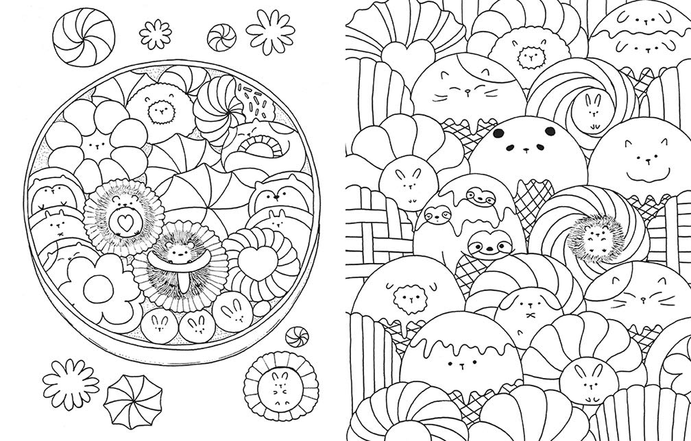 A Million Cute Animals Adorable Animals to Color by Sterling Publishing 2