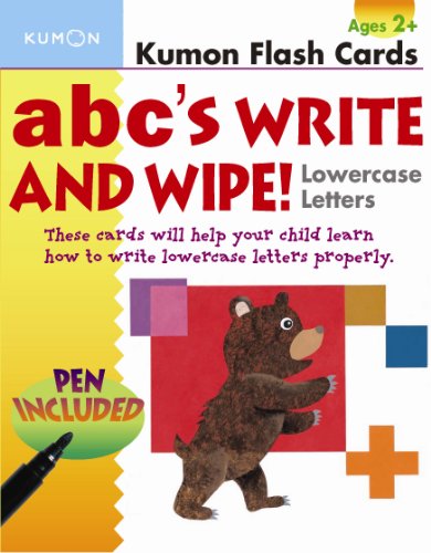 ABC’s Write and Wipe Lowercase Letters by Kumon