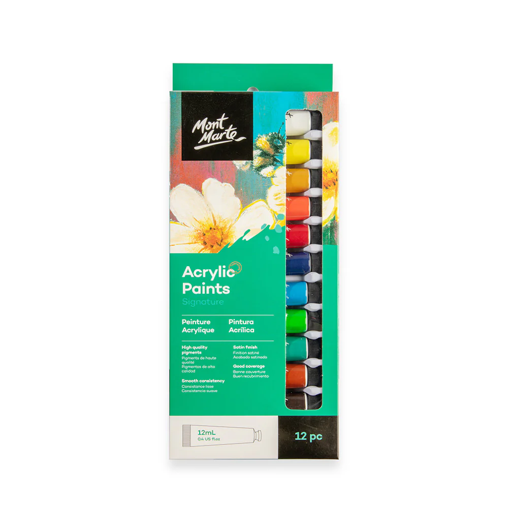 Acrylic Paints Signature 12pc-by-Mont Marte