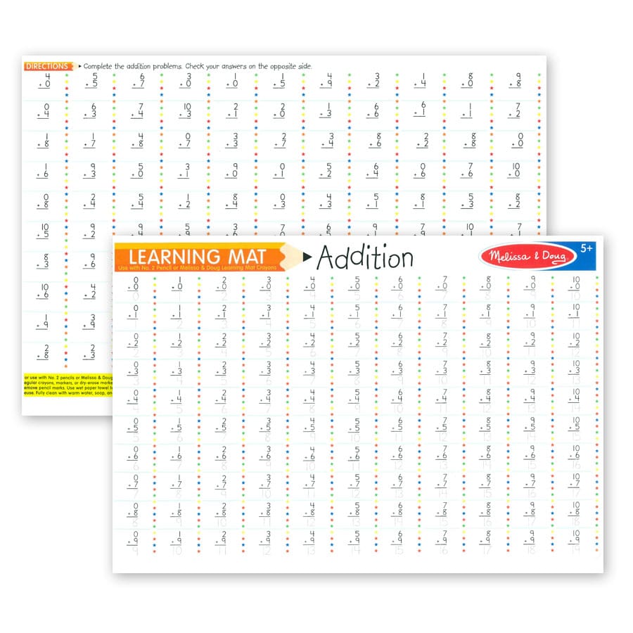 Addition Learning Mat by Melissa Doug