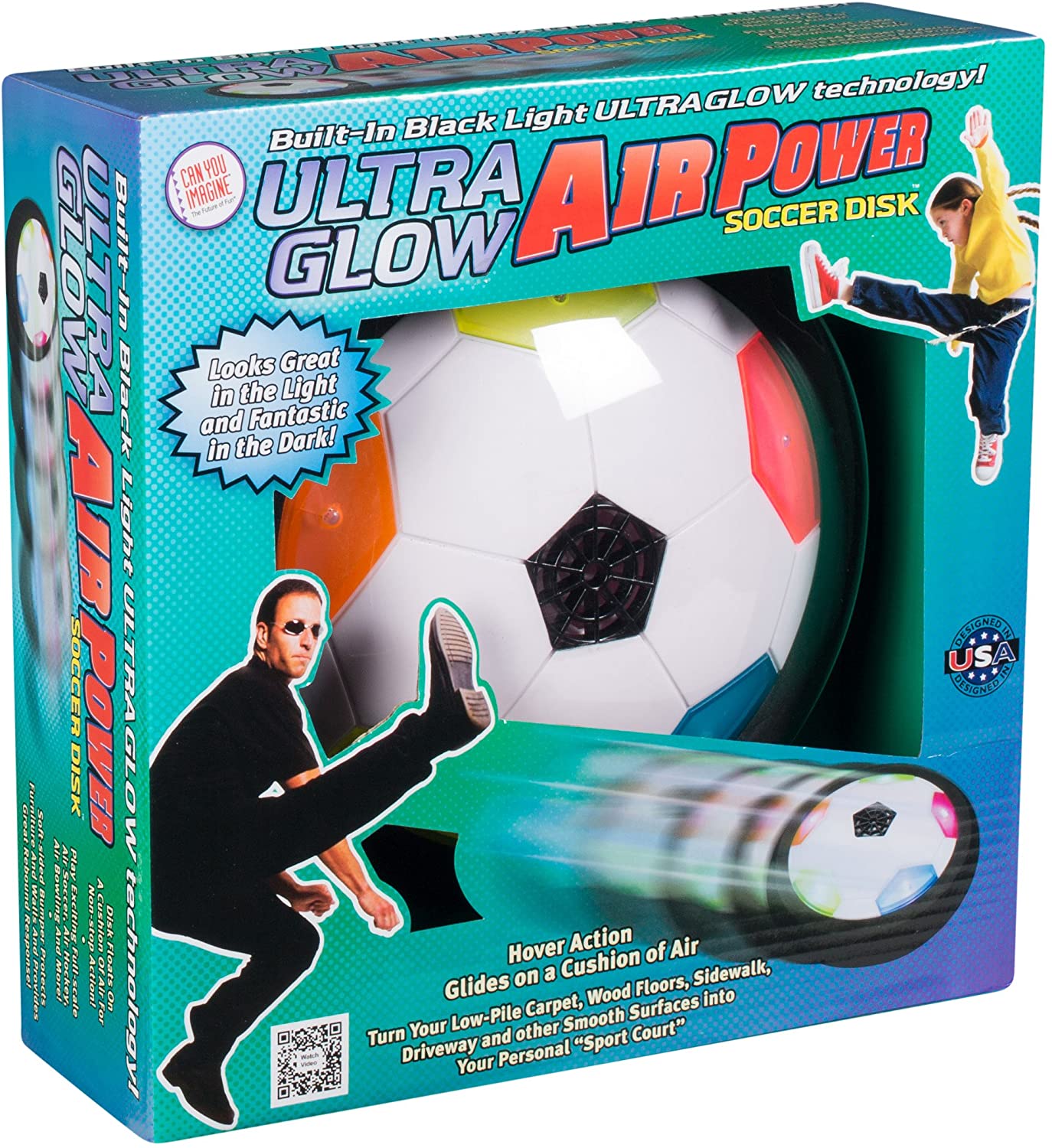 Air Power Ultraglow Soccer Disk by Can You Imagine