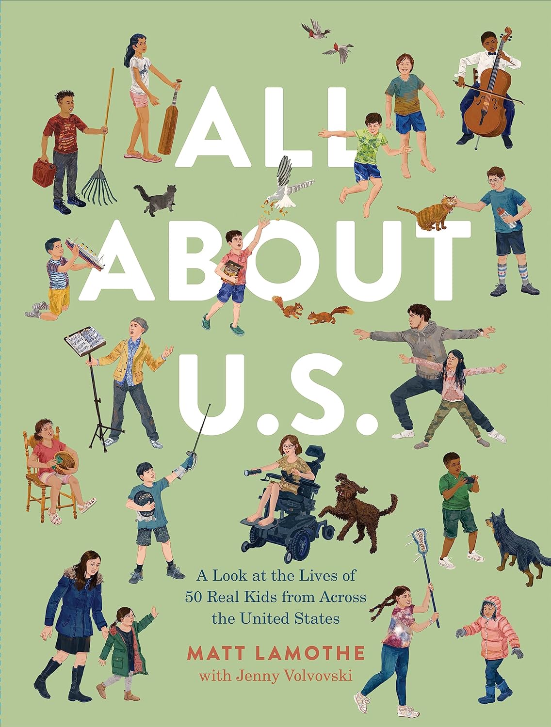 All About U.S.: A Look at the Lives of 50 Real Kids from Across the United States-by-Chronicle Books
