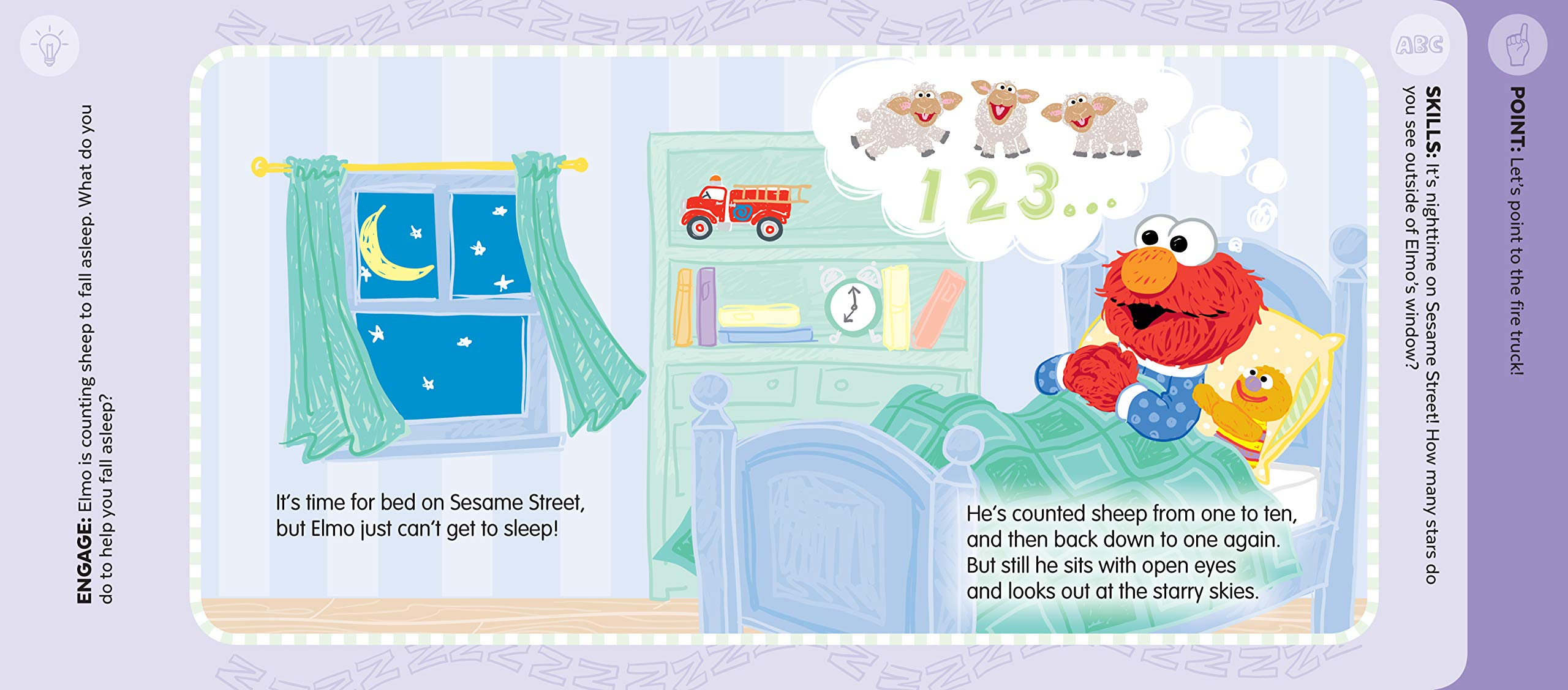 All Tucked In on Sesame Street An Interactive Bedtime Board Book by Sourcebooks 1