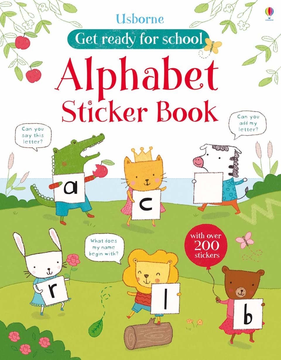 Alphabet Sticker Book by Usborne