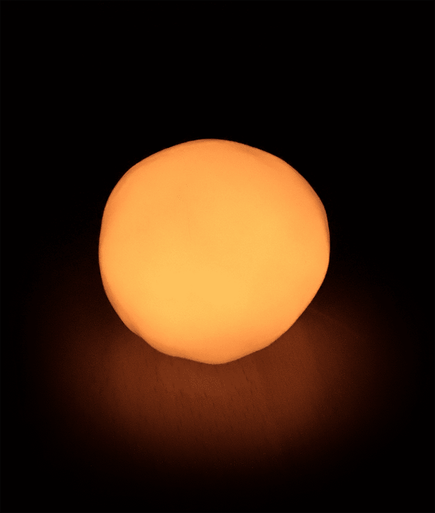 Amber Thinking Putty Glow Series by Crazy Aarons 2