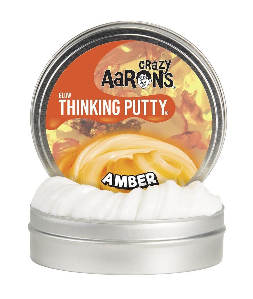 Amber Thinking Putty Glow Series by Crazy Aarons