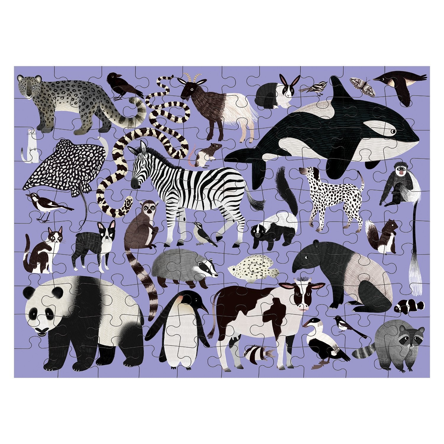 Animal Kingdom Double Sided Puzzle by Mudpuppy 1