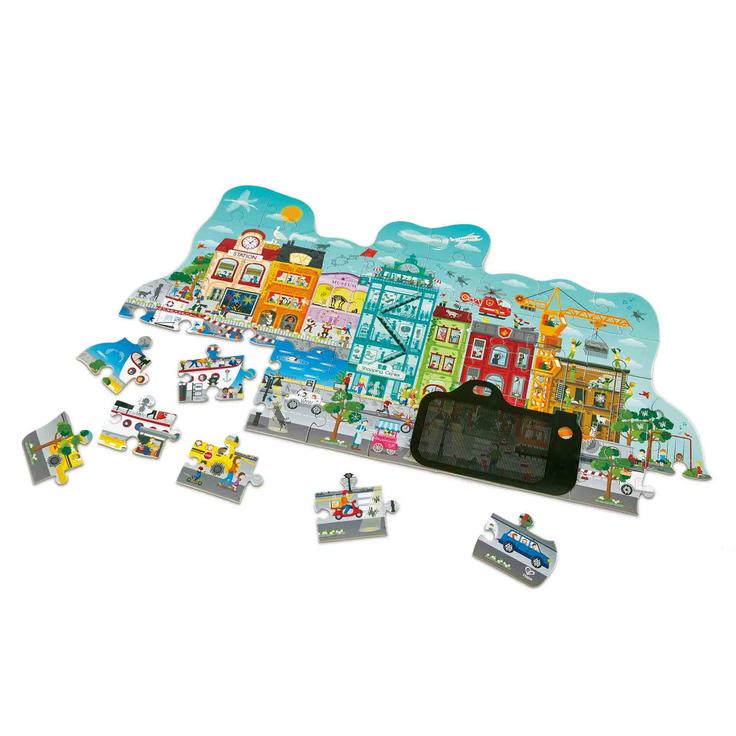 Animated City Puzzle 49pc by Hape 1