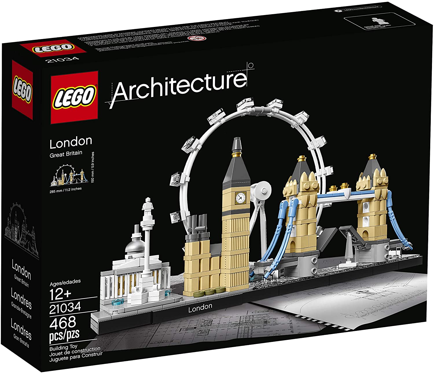 Architecture London Skyline by Lego