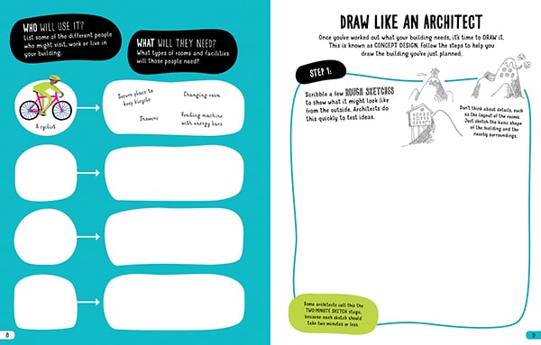 Architecture Scribble Book by Usborne 2