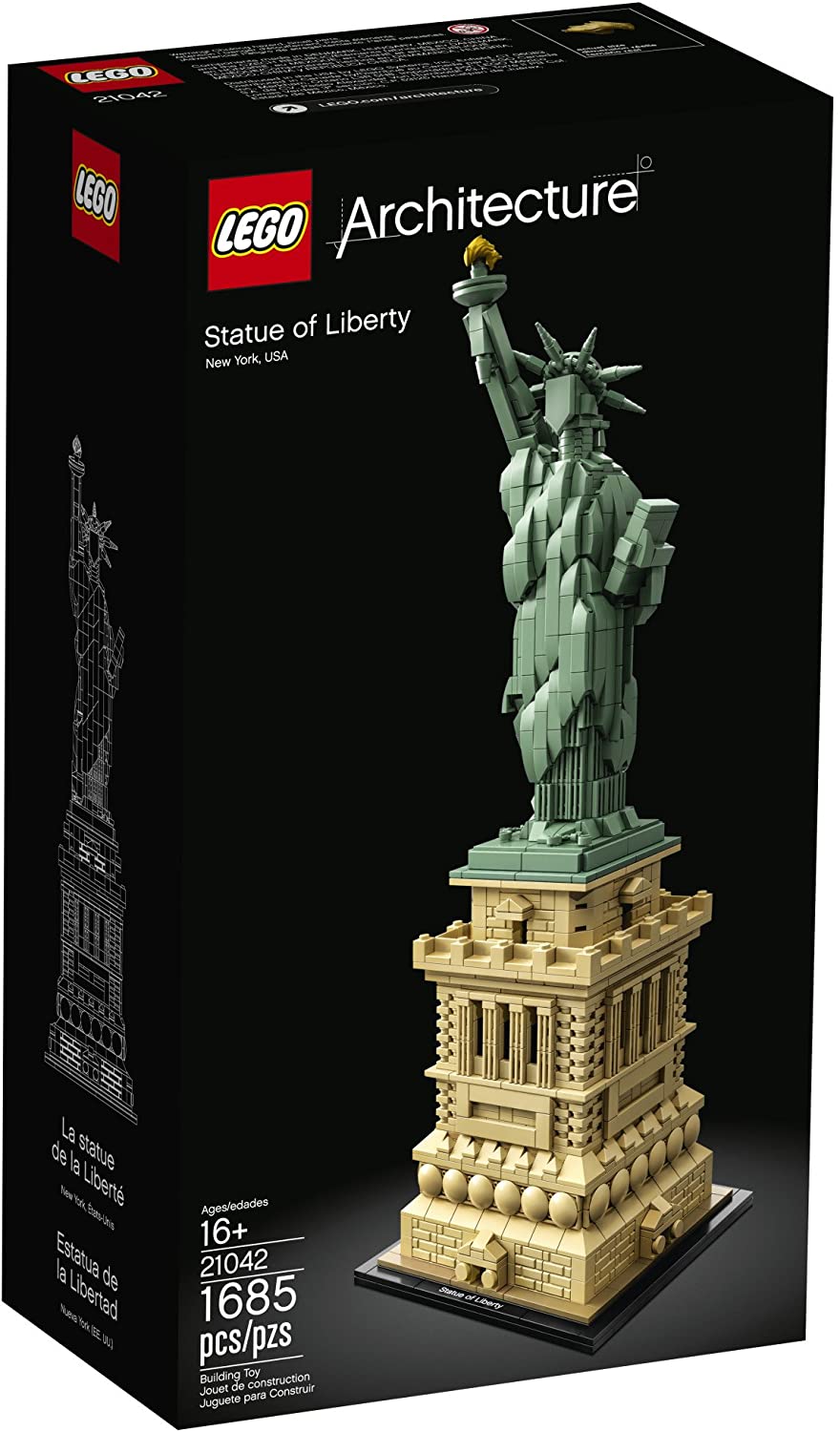Architecture Statue of Liberty by Lego