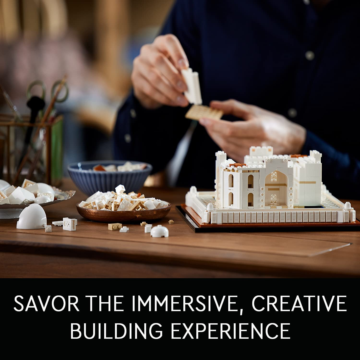 Architecture Taj Mahal by Lego 3