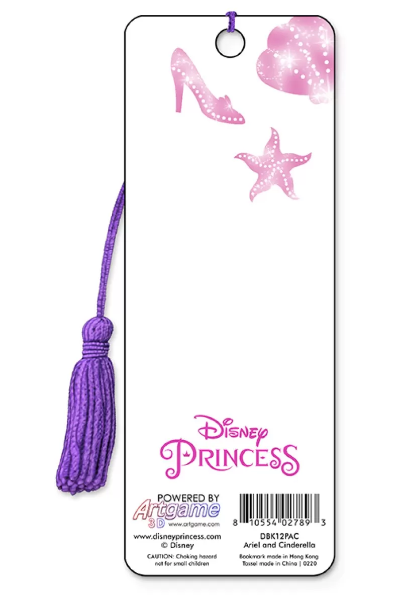 Ariel and Cinderella Princess Bookmark by Artgame 1