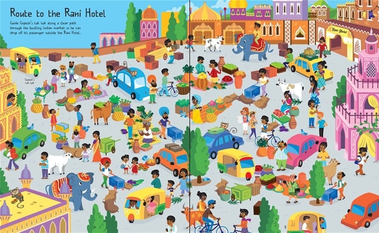 Around the World Mazes by Usborne 1