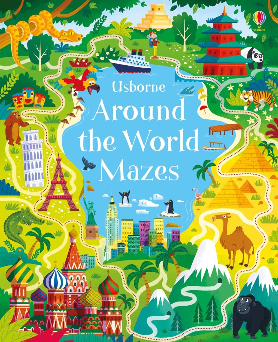 Around the World Mazes by Usborne