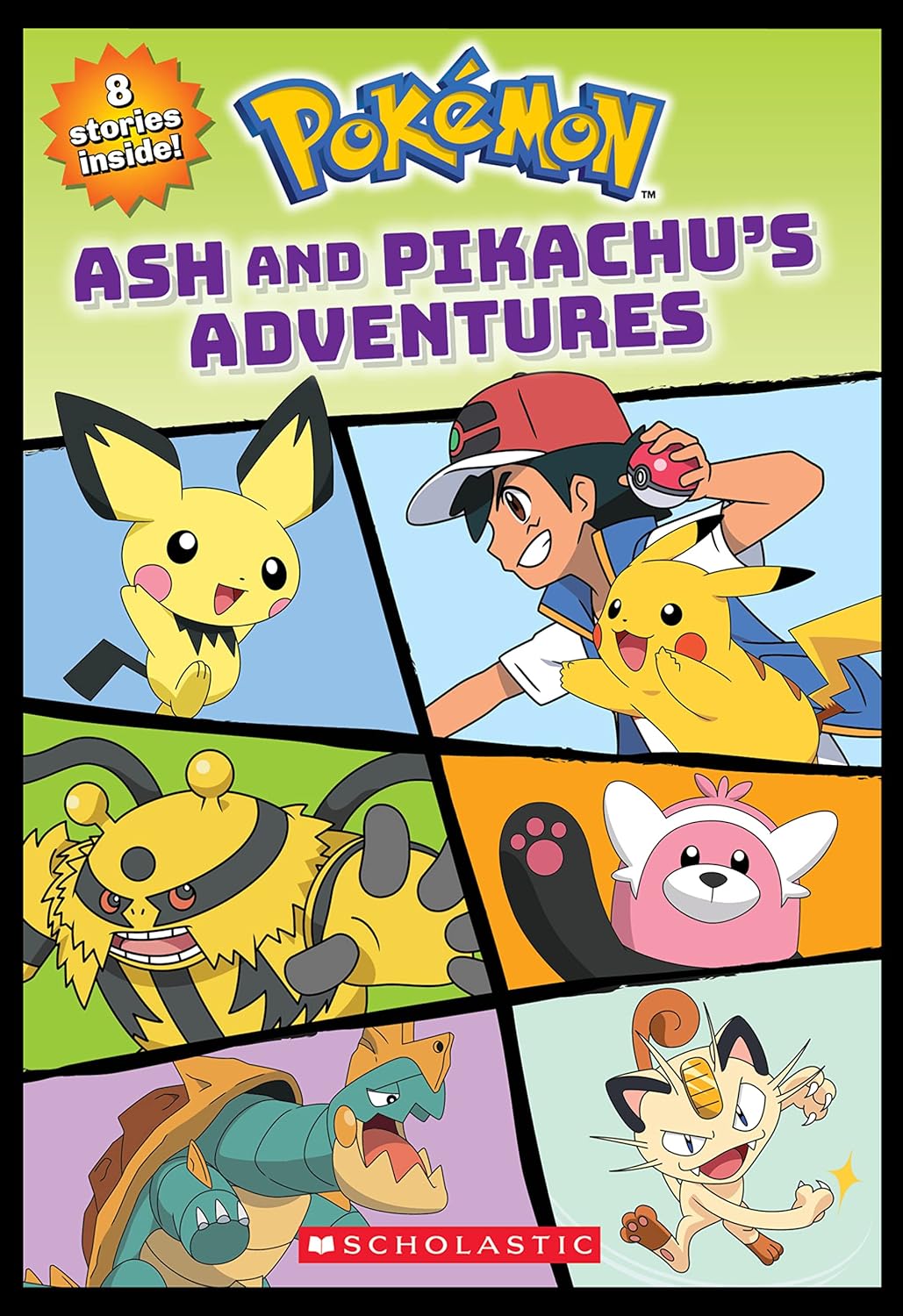 Ash and Pikachu's Adventures (Pokémon Classic Chapter Books)-by-Scholastic