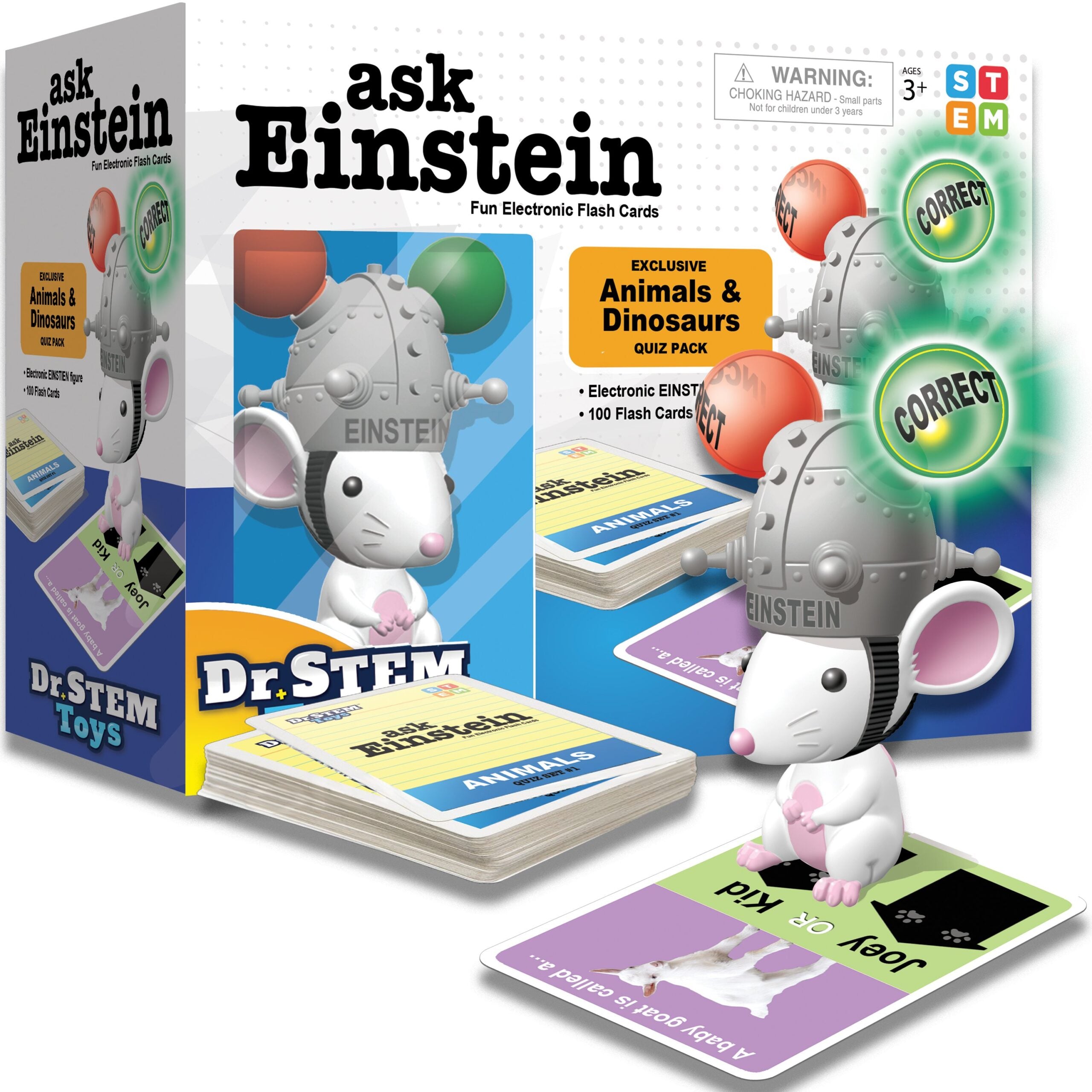 Ask Einstein Kit with 300 Cards Animal and Dinosuars by Thin Air scaled