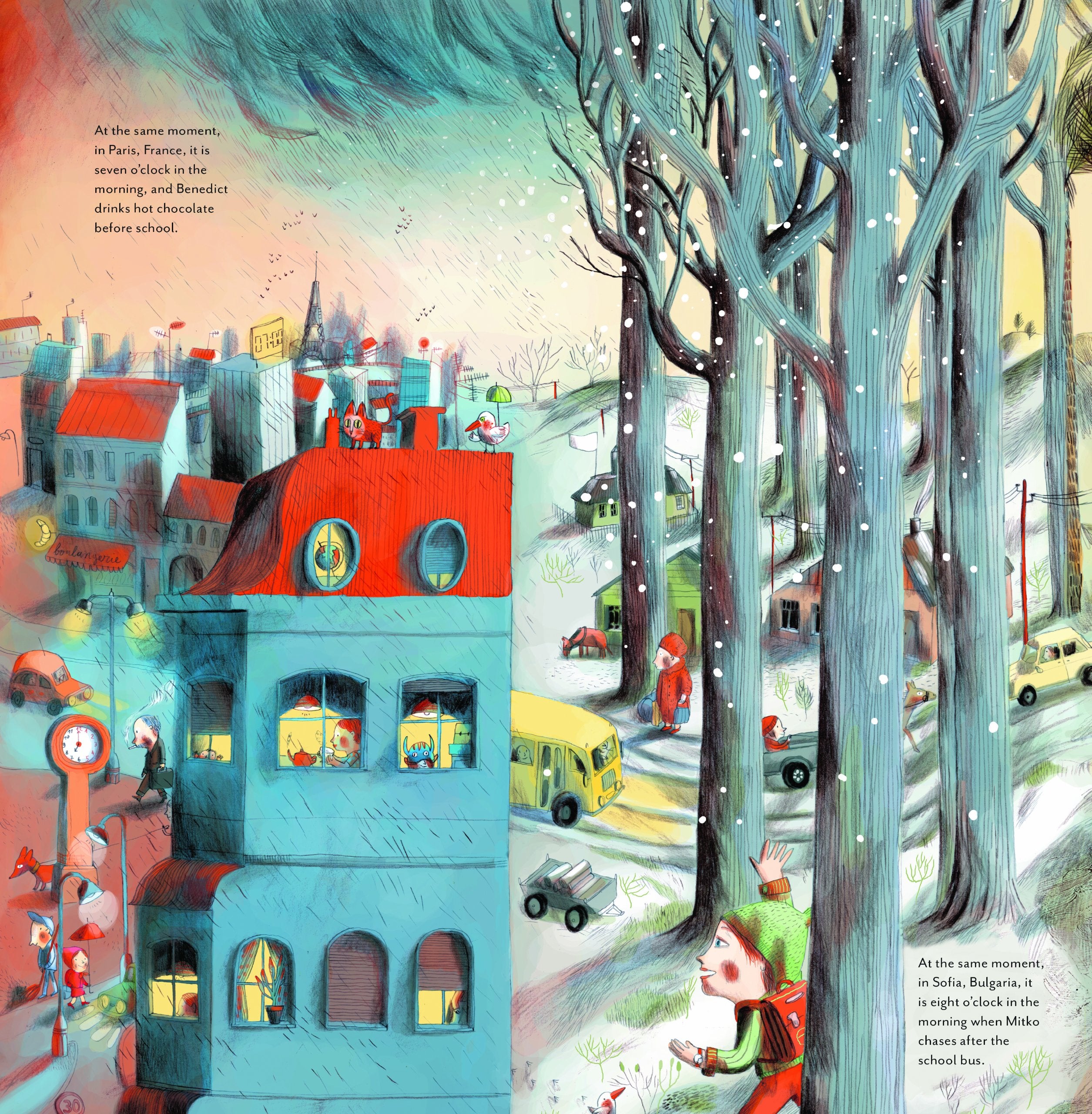 At the Same Moment Around the World by Chronicle Books 3