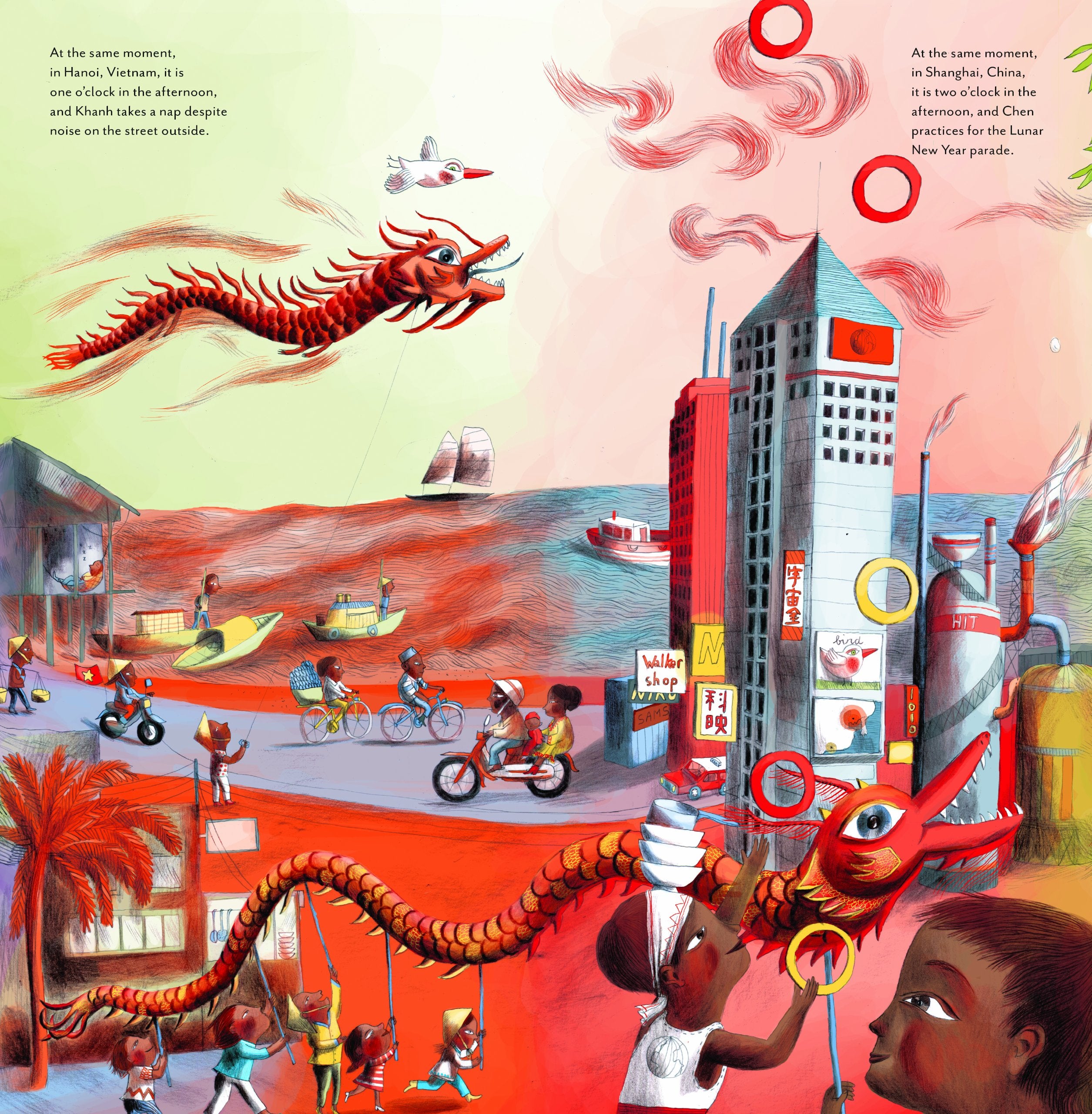 At the Same Moment Around the World by Chronicle Books 4