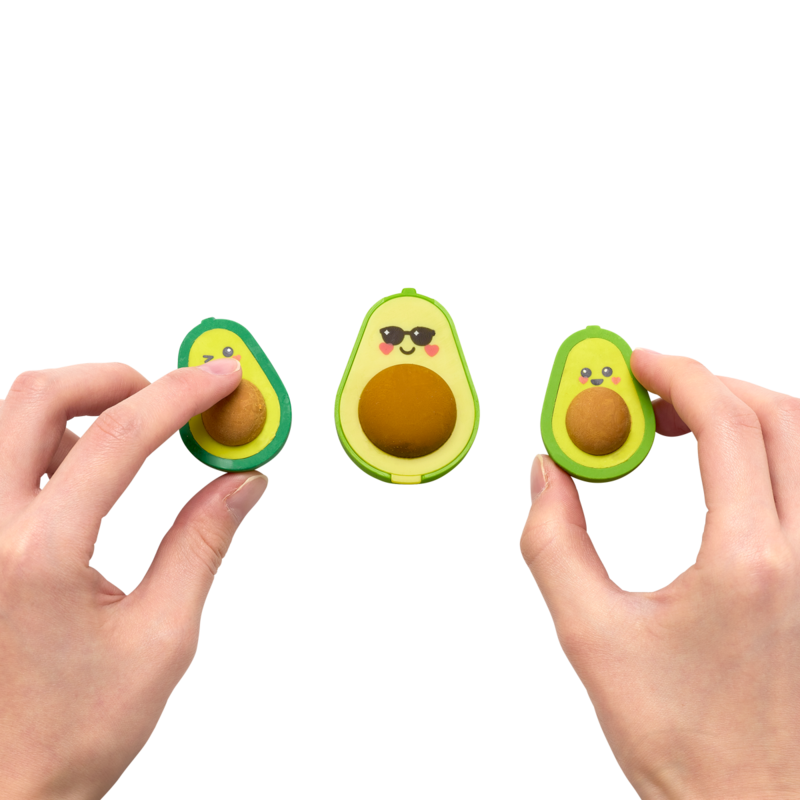 Avocado Love Eraser and Sharpener Set by Ooly 2