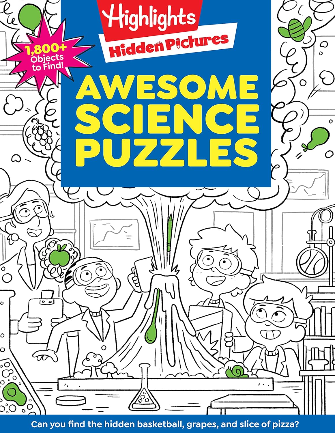 Awesome Science Puzzles (Highlights Hidden Pictures)-by-Highlights