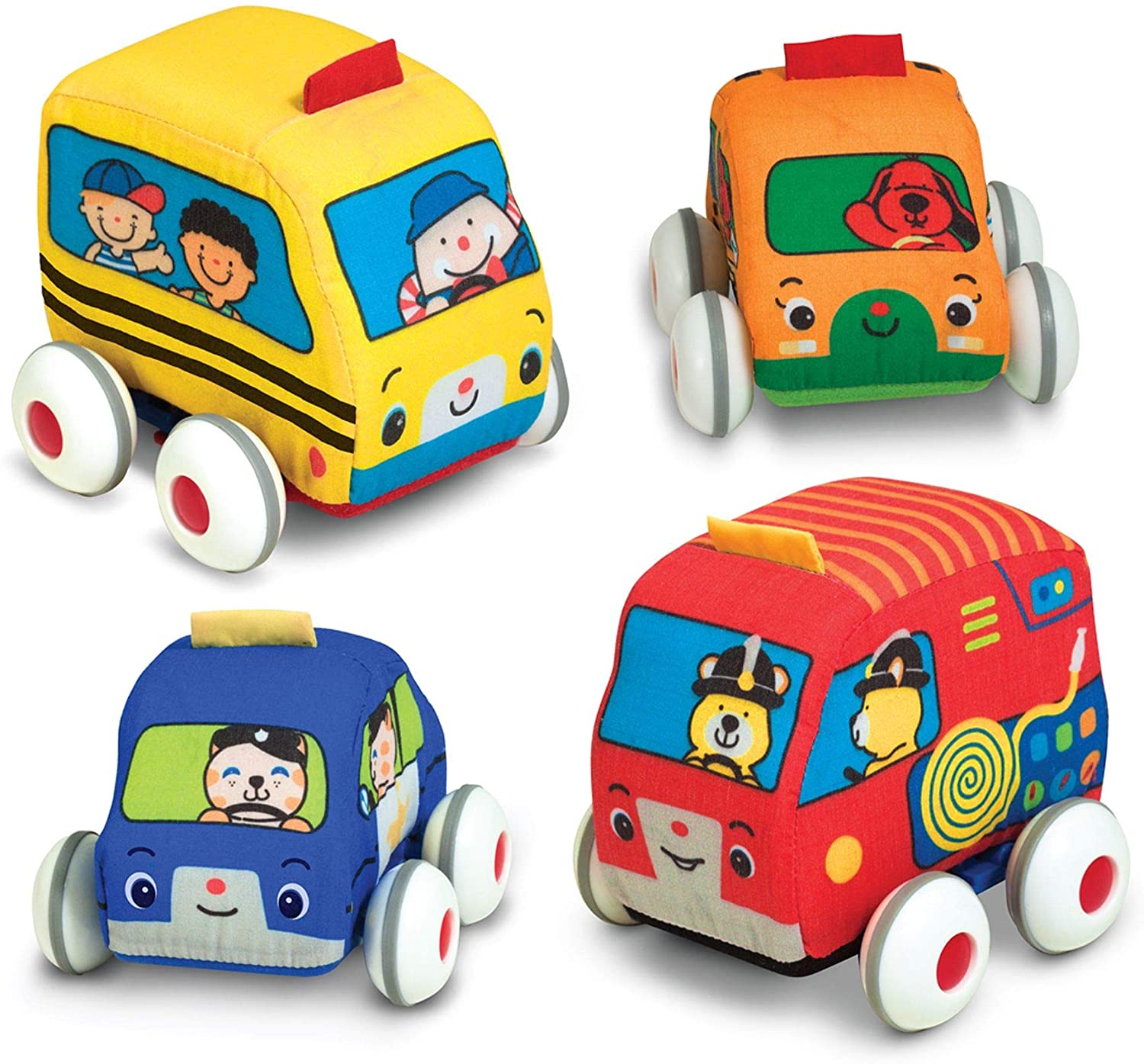 Soft Pull Back Vehicles by Melissa & Doug