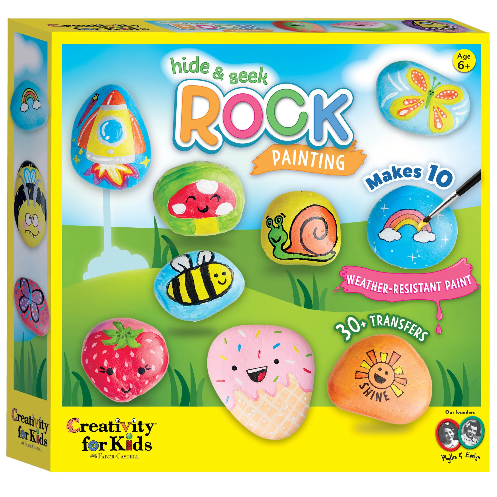 Hide and Seek Rock Painting by Creativity for Kids